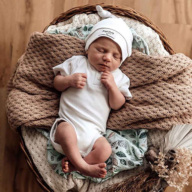 Milk Short Sleeve Organic Bodysuit-Snuggle Hunny