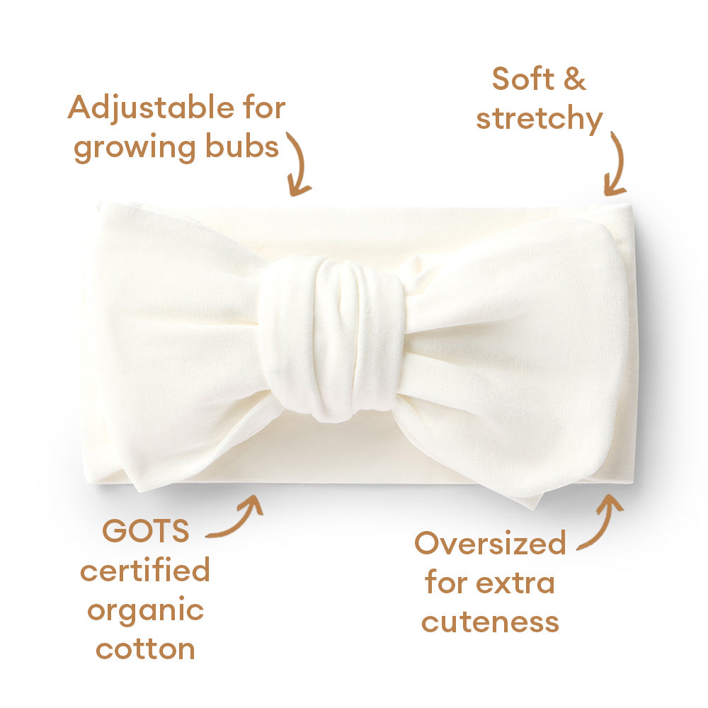 Milk Organic Oversized Bow - View 5