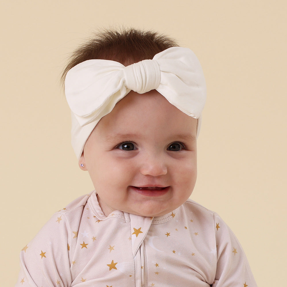 Milk Organic Oversized Bow - View 3