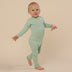 Mint Organic Snugglesuit Convertible Romper | Snuggle Hunny