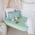 Mint Organic Fitted Cot Sheet | Snuggle Hunny