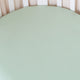 Mint Organic Fitted Cot Sheet - Thumbnail 3