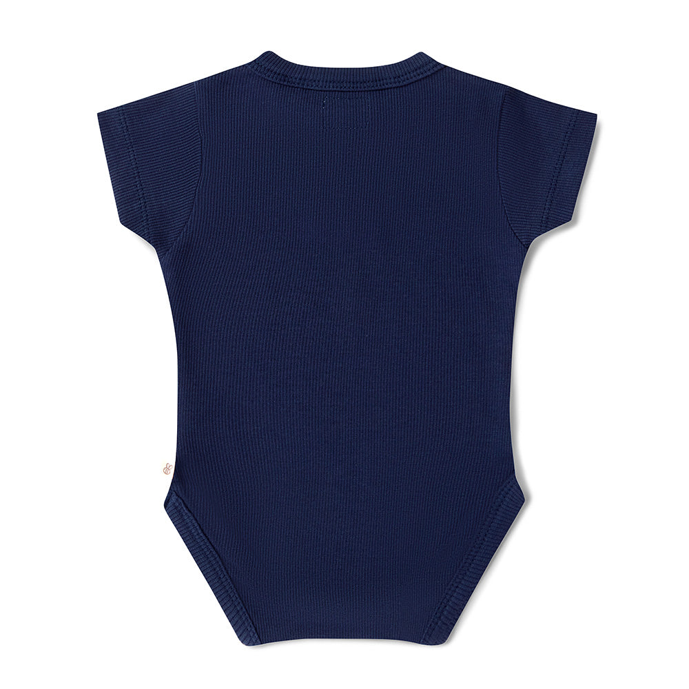 Moonlight Short Sleeve Organic Bodysuit - View 5