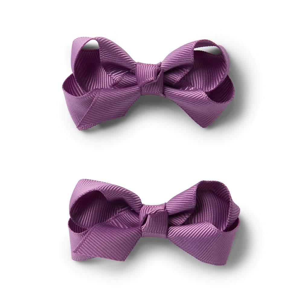 Mulberry Piggy Tail Hair Clips - Pair - View 2
