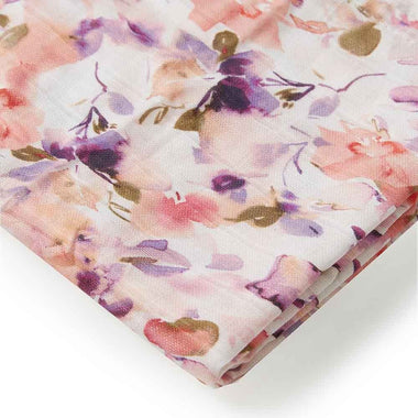 Blushing Beauty Organic Muslin Wrap-Snuggle Hunny