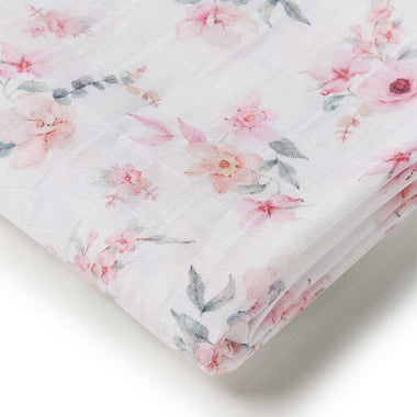 Camille Organic Muslin Wrap-Snuggle Hunny
