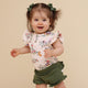 Native Bird Short Sleeve Organic Bodysuit with Frill - Thumbnail 6