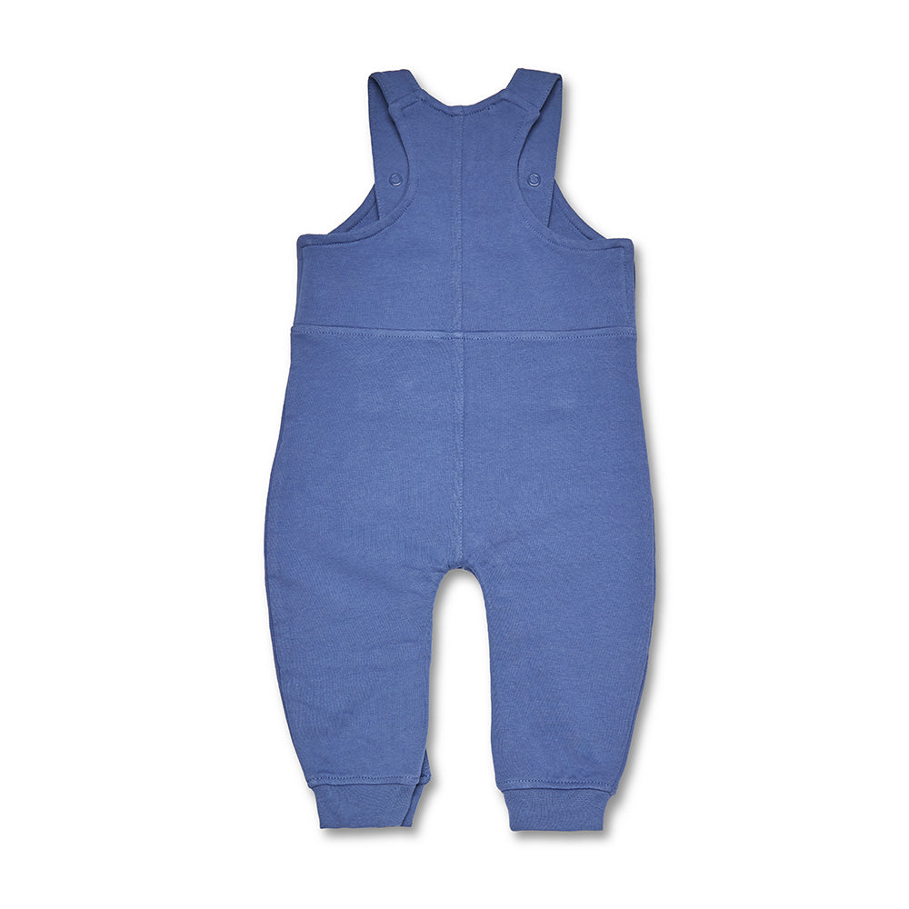 Navy Organic Joey Overalls - View 4