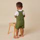 Olive Organic Joey Overall Shorts - Thumbnail 6
