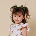 Olive Piggy Tail Hair Clips - Pair | Snuggle Hunny