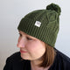 Olive Organic Adult Knit Beanie - Thumbnail 4