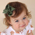 Olive Bow Hair Clip | Snuggle Hunny