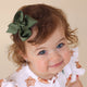 Olive Bow Hair Clip - Thumbnail 1