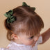 Olive Piggy Tail Hair Clips - Pair | Snuggle Hunny