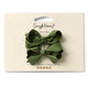 Olive Piggy Tail Hair Clips - Pair - Thumbnail 6
