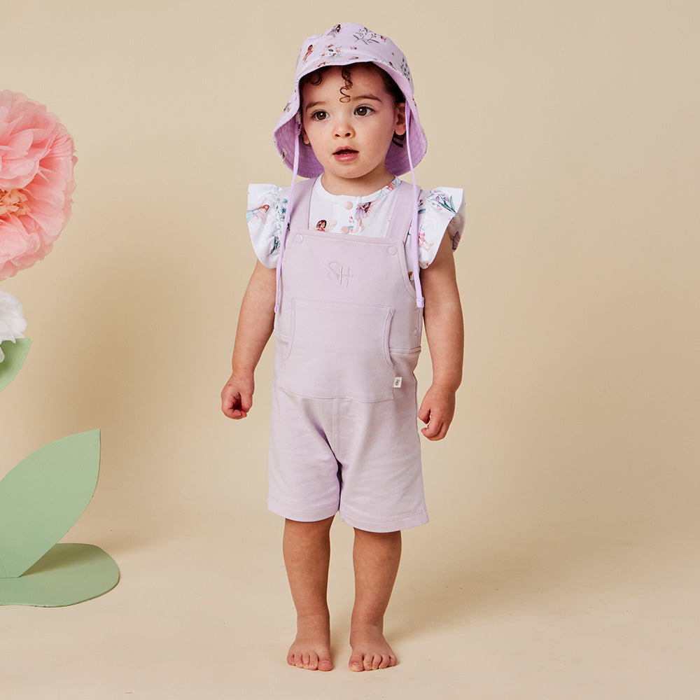 Orchid Organic Joey Overall Shorts - View 14