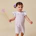 Orchid Organic Joey Overall Shorts | Snuggle Hunny