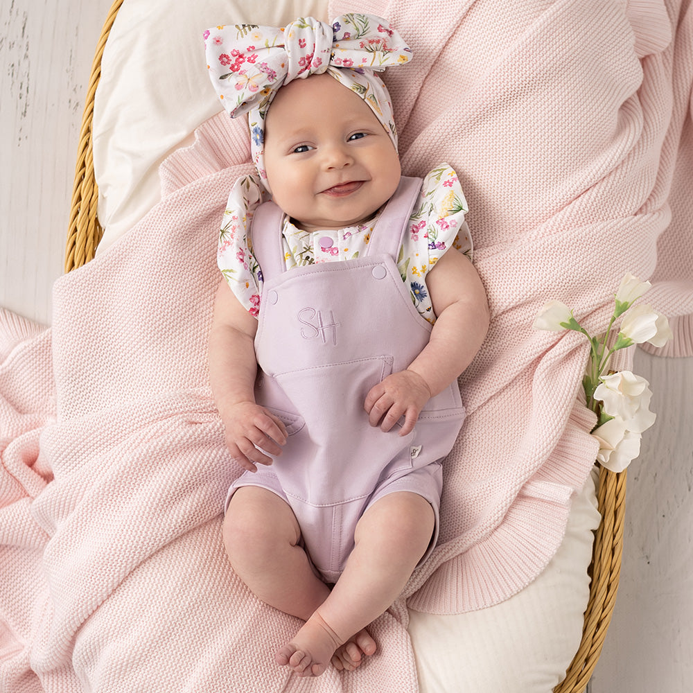 Orchid Organic Joey Overall Shorts - View 3
