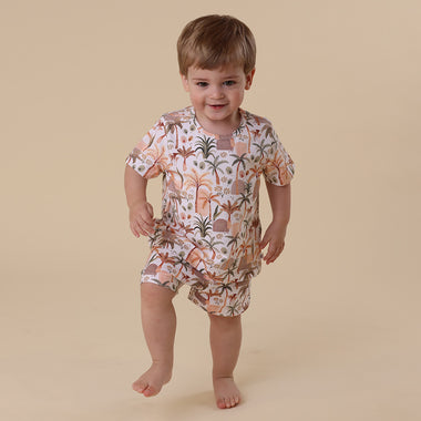 Palm Springs Organic Kids PJ Set | Snuggle Hunny