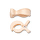 Snuggle Hunny Pram Clip Pair - Peach - Thumbnail 1