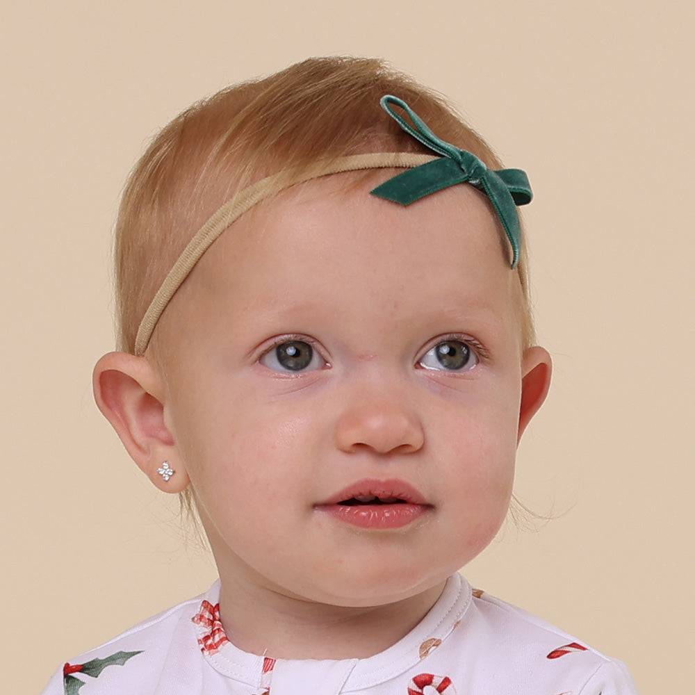 Pine Velvet Bow - View 1