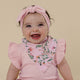 Pink Wattle Organic Dribble Bib - Thumbnail 2