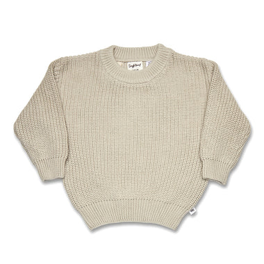 Pistachio Oversized Cotton Knit Jumper | Snuggle Hunny