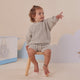 Pistachio Organic Cotton Knit Shorts - Thumbnail 4