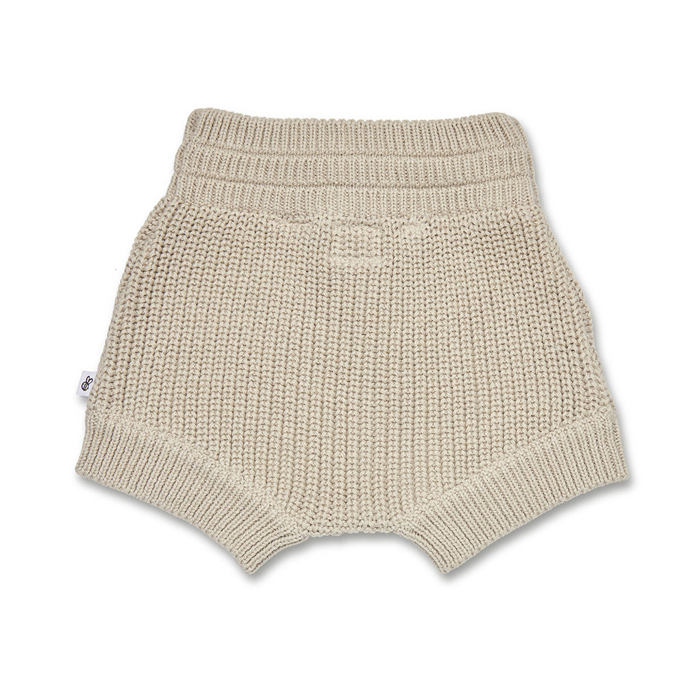 Pistachio Organic Cotton Knit Shorts - View 7