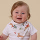 Prancer & Friends Organic Dribble Bib - Thumbnail 3