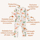 Prancer & Friends Organic Snugglesuit Convertible Romper - Thumbnail 5
