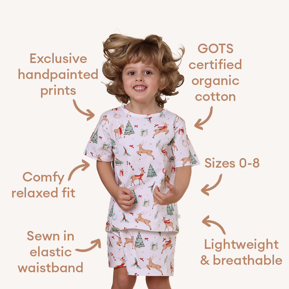Prancer & Friends Organic Kids PJ Set - View 7