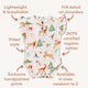 Prancer & Friends Short Sleeve Organic Bodysuit with Frill - Thumbnail 5