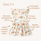 Prancer & Friends Short Sleeve Organic Dress - Thumbnail 8