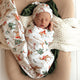 Prancer & Friends Organic Jersey Wrap & Beanie Set - Thumbnail 1