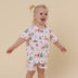 Prancer & Friends Organic Kids PJ Set | Snuggle Hunny