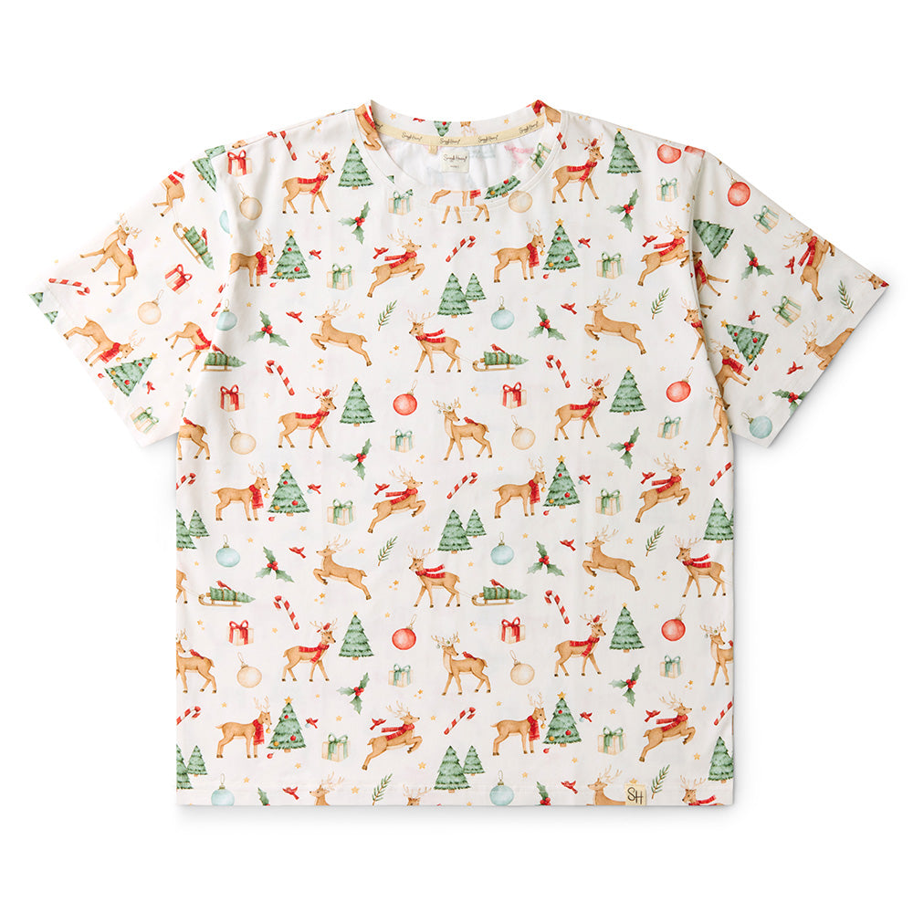 Prancer & Friends Organic Mens PJ Set - View 2