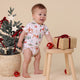 Prancer & Friends Short Sleeve Organic Bodysuit - Thumbnail 7