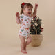 Prancer & Friends Short Sleeve Organic Bodysuit with Frill - Thumbnail 8
