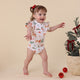 Prancer & Friends Short Sleeve Organic Bodysuit with Frill - Thumbnail 3