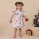 Prancer & Friends Short Sleeve Organic Dress - Thumbnail 1