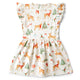 Prancer & Friends Short Sleeve Organic Dress - Thumbnail 6