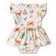 Prancer & Friends Short Sleeve Organic Dress - Thumbnail 2
