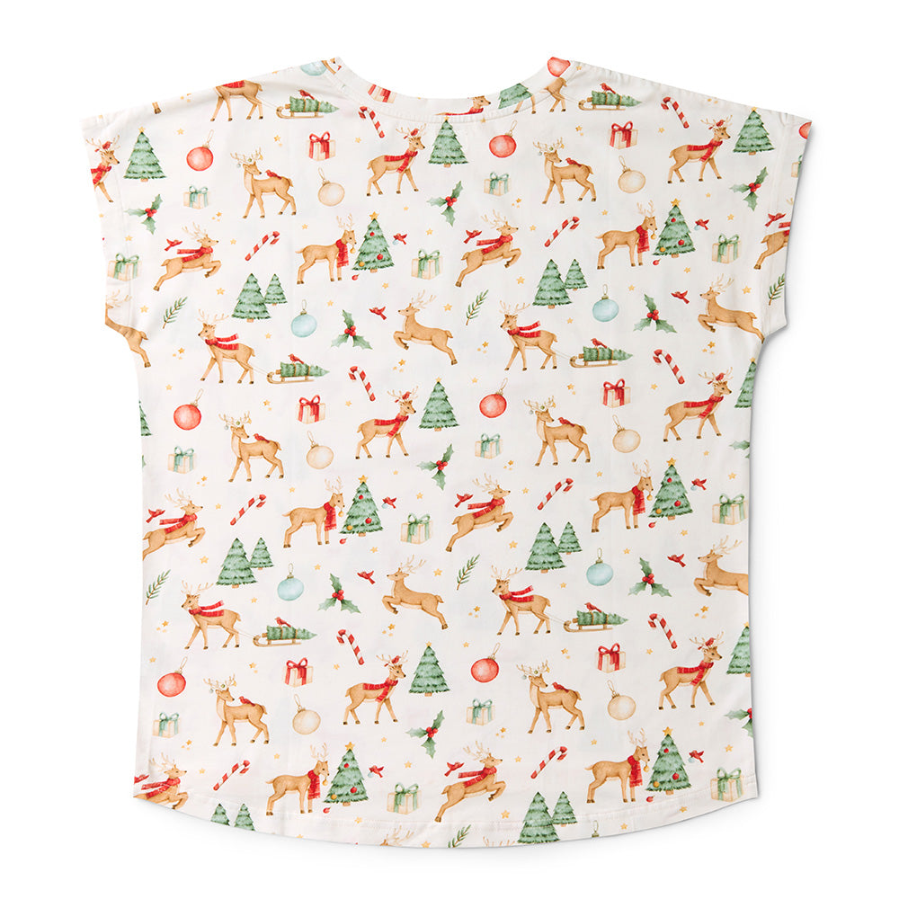Prancer & Friends Organic Womens PJ Set - View 8