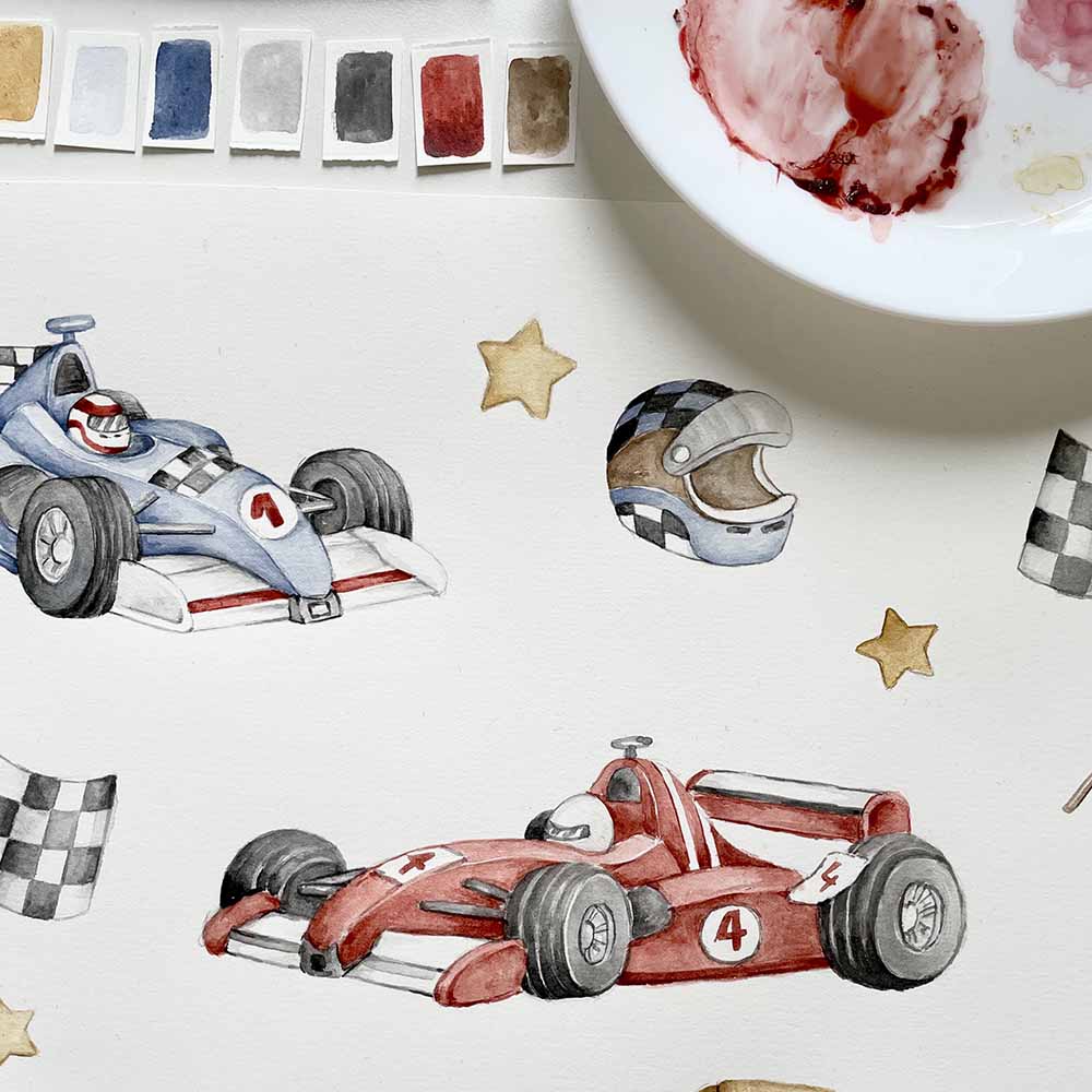 Little Racers Snuggle Bib - View 4