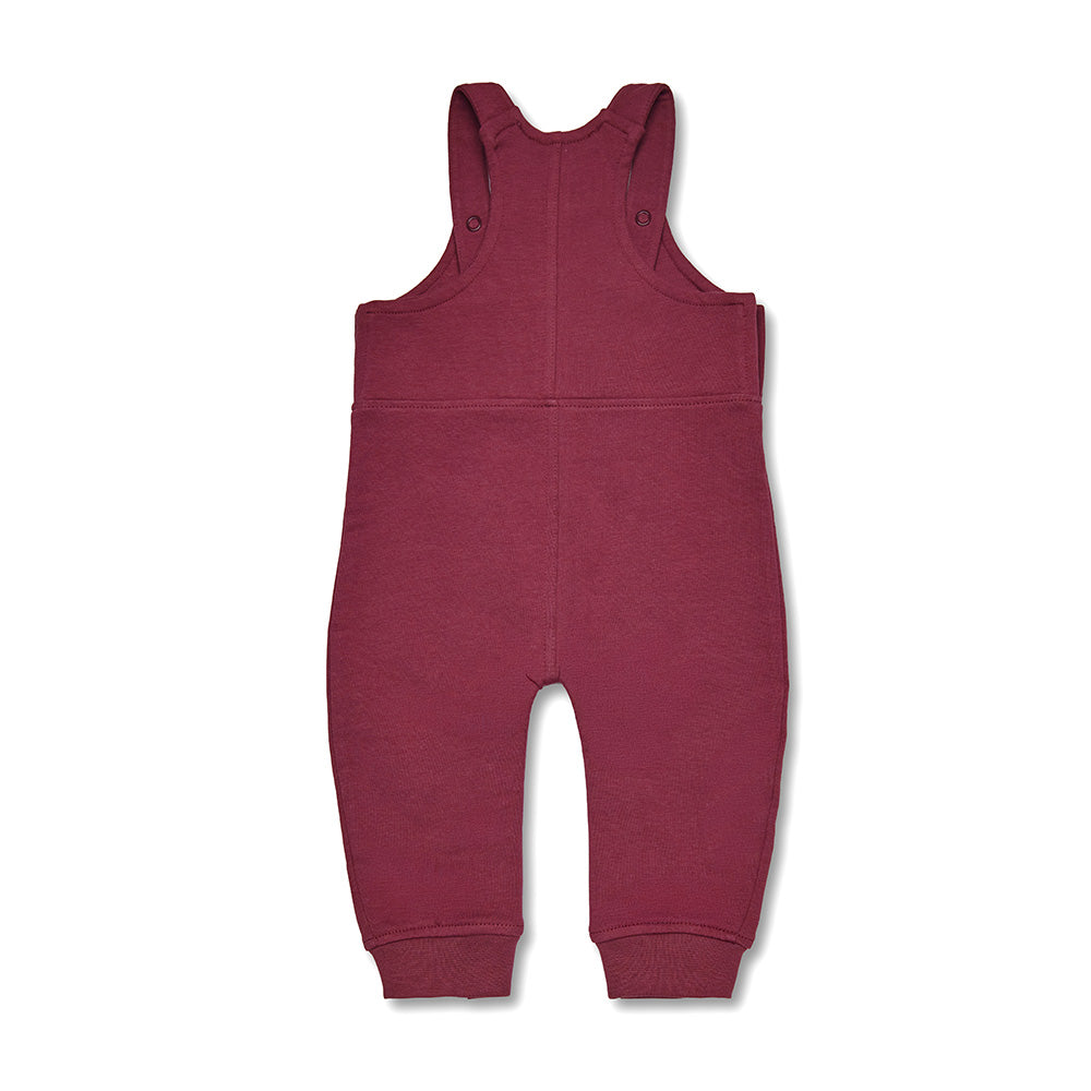 Raspberry Organic Joey Overalls - View 4