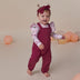 Raspberry Organic Joey Overalls | Snuggle Hunny
