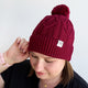 Raspberry Organic Adult Knit Beanie - Thumbnail 3