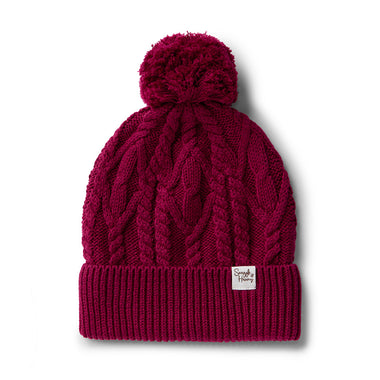 Raspberry Organic Adult Knit Beanie | Snuggle Hunny
