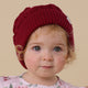 Raspberry Organic Baby Knit Beanie - Thumbnail 8